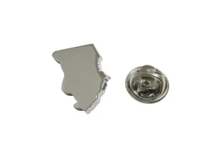 Chad Map Shape Lapel Pin