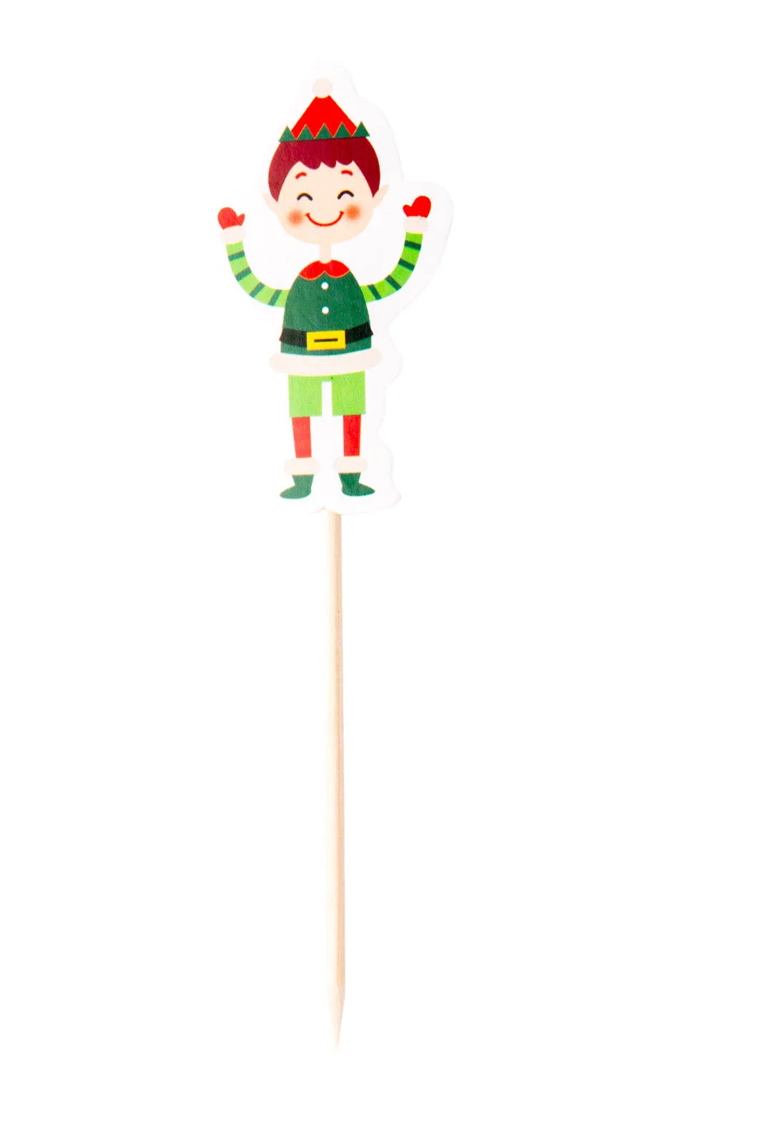Christmas santa gingerman snowman cupcake topper DIY kit