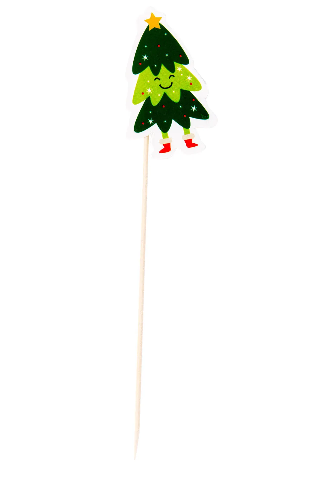 Christmas santa gingerman snowman cupcake topper DIY kit