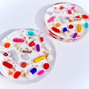 Classic Pill Petri with Gold Leaf