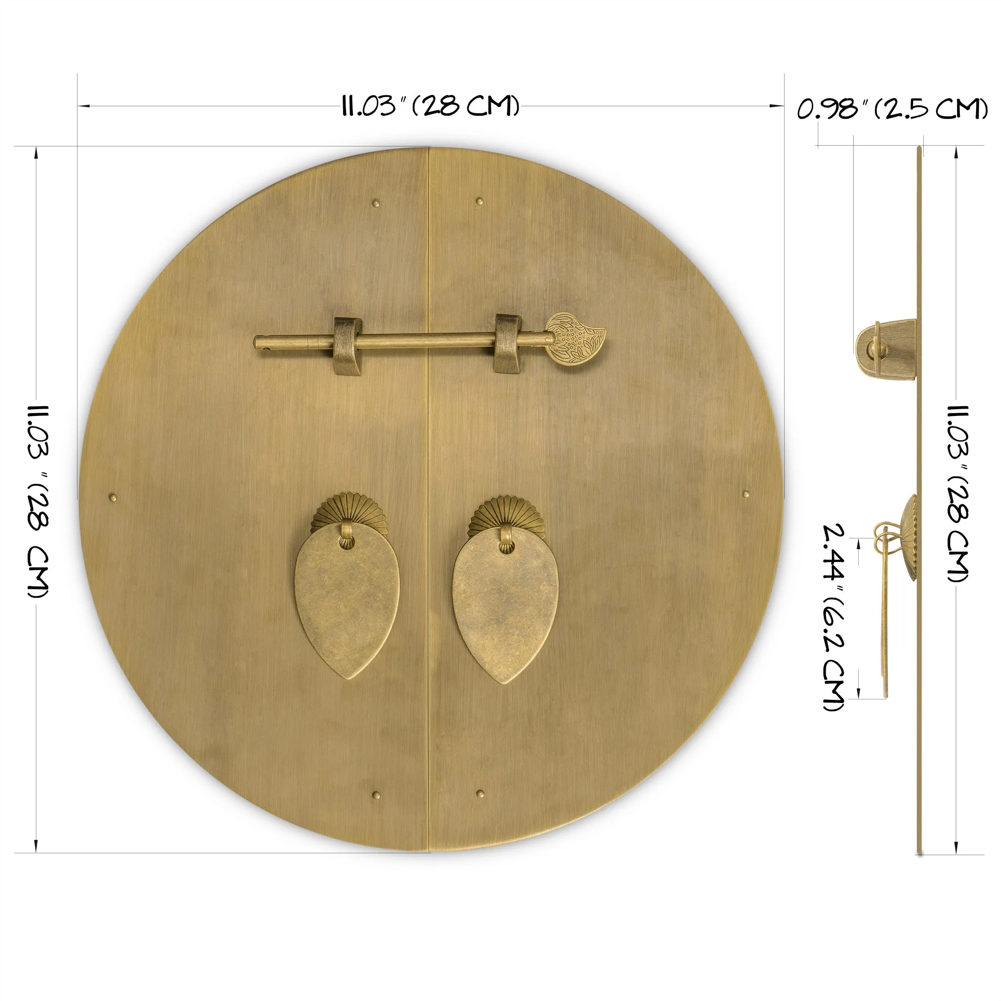 Classic Round Cabinet Face Plate 11"