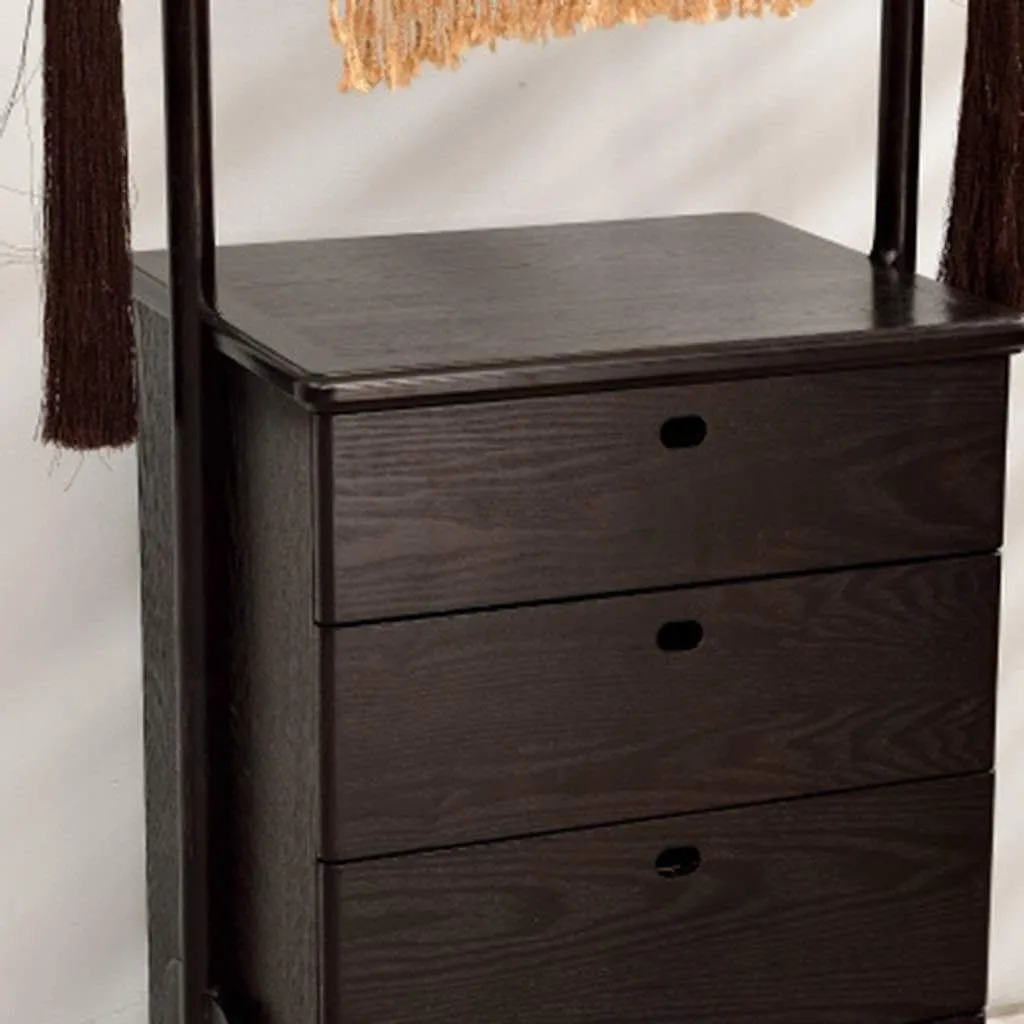 COAT RACK Solid Wood New Chinese Style Floor Simple Bedroom Multi-Function Storage Hanger