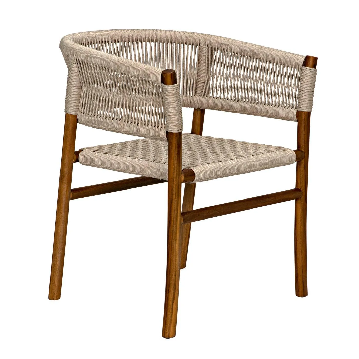 Conrad Chair, Teak with Woven Rope
