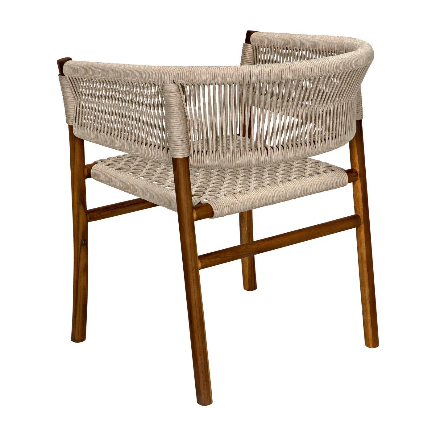 Conrad Chair, Teak with Woven Rope