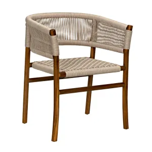 Conrad Chair, Teak with Woven Rope