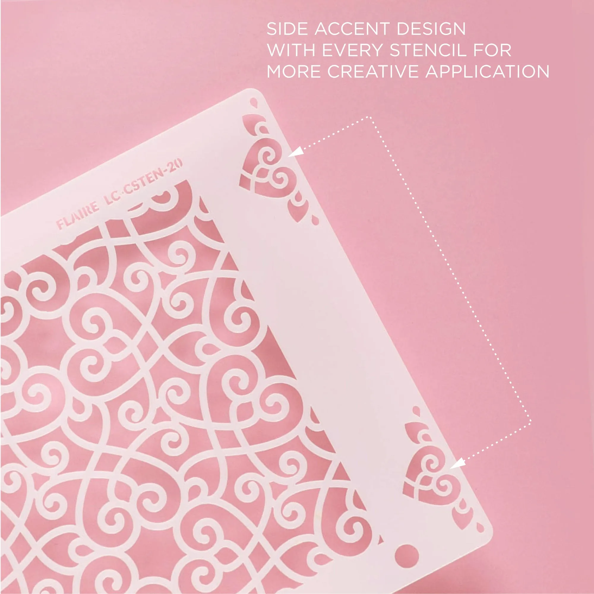 Cookie and Cupcake Stencil FLO