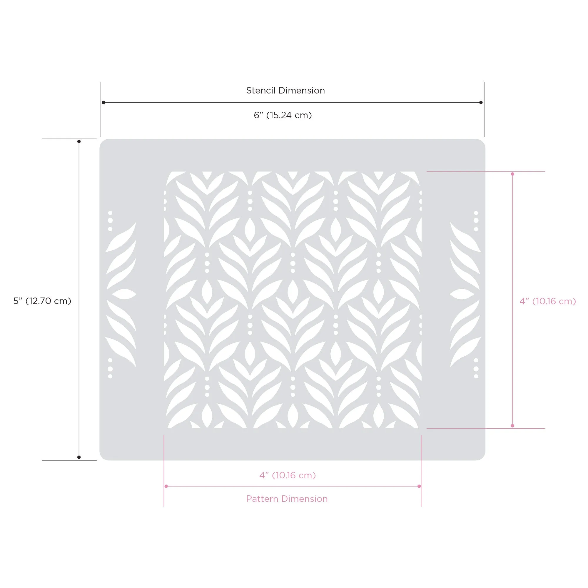 Cookie and Cupcake Stencil FLO