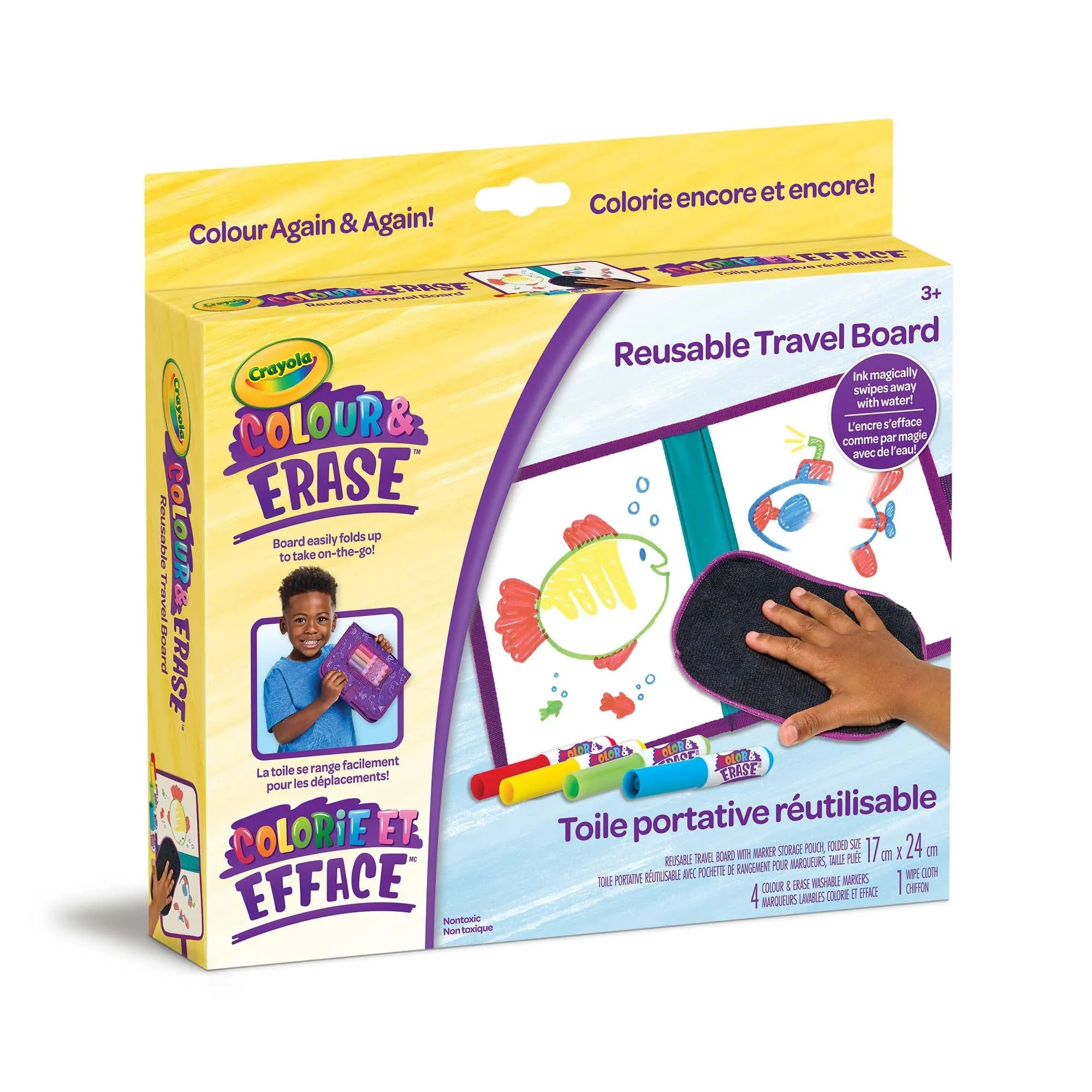 Crayola Colour & Erase Reusable Travel Board