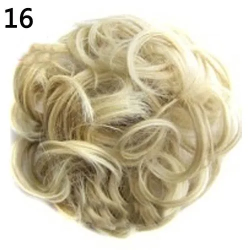 Creative Natural Women Wavy Curly Bun Synthetic Bun Hair Extension Chignon Hairpieces