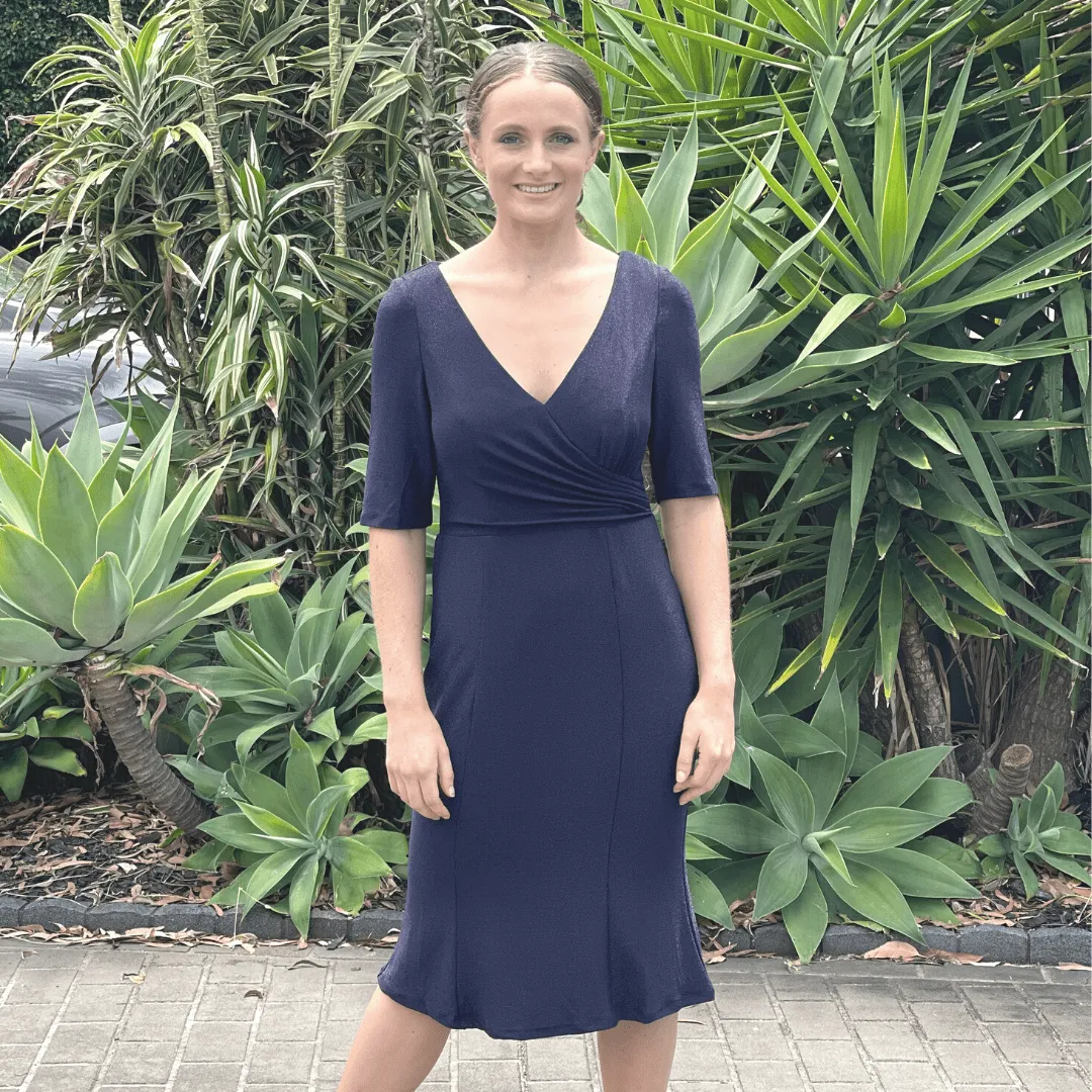 Cubana Navy Event Dress