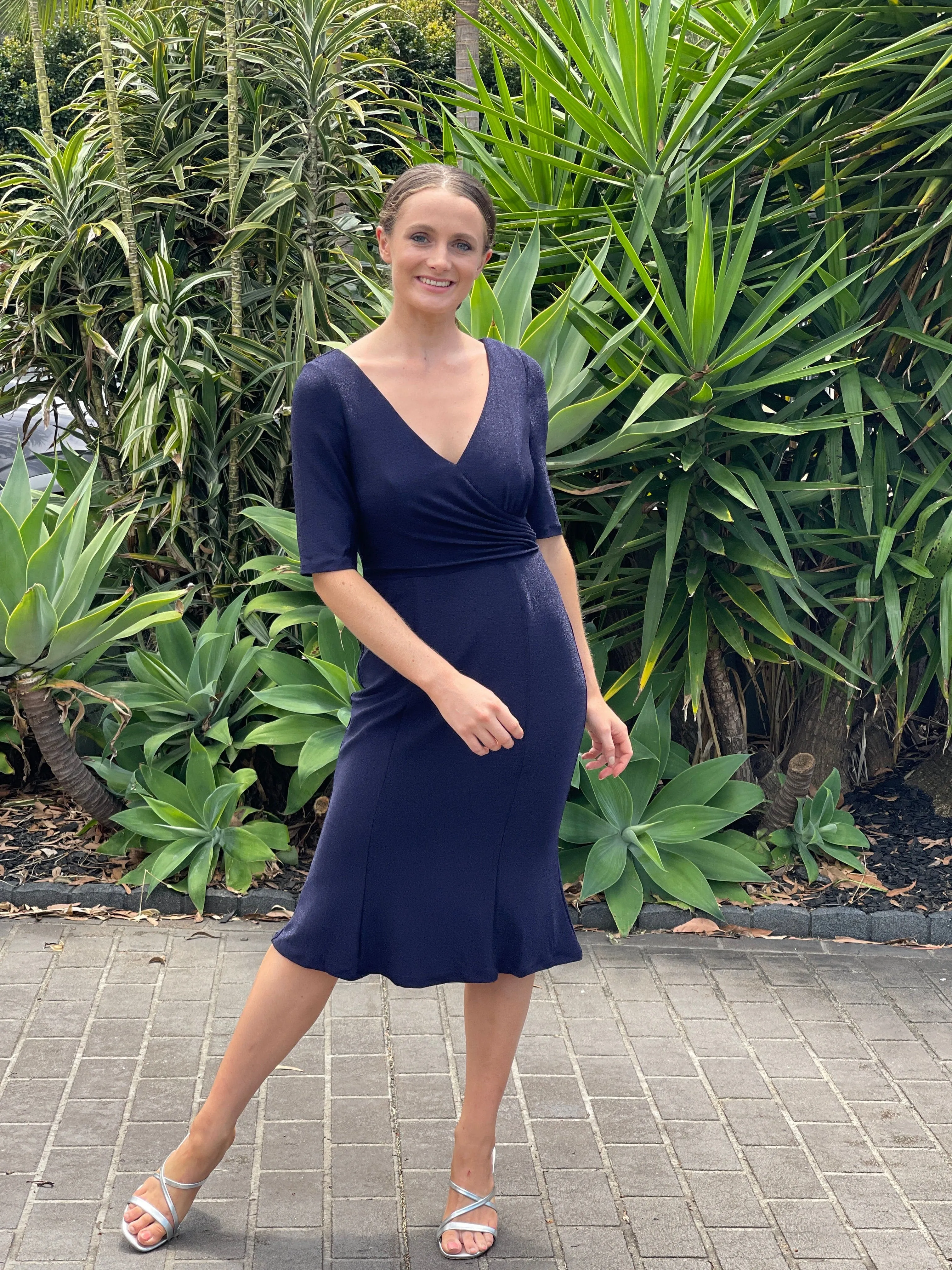 Cubana Navy Event Dress