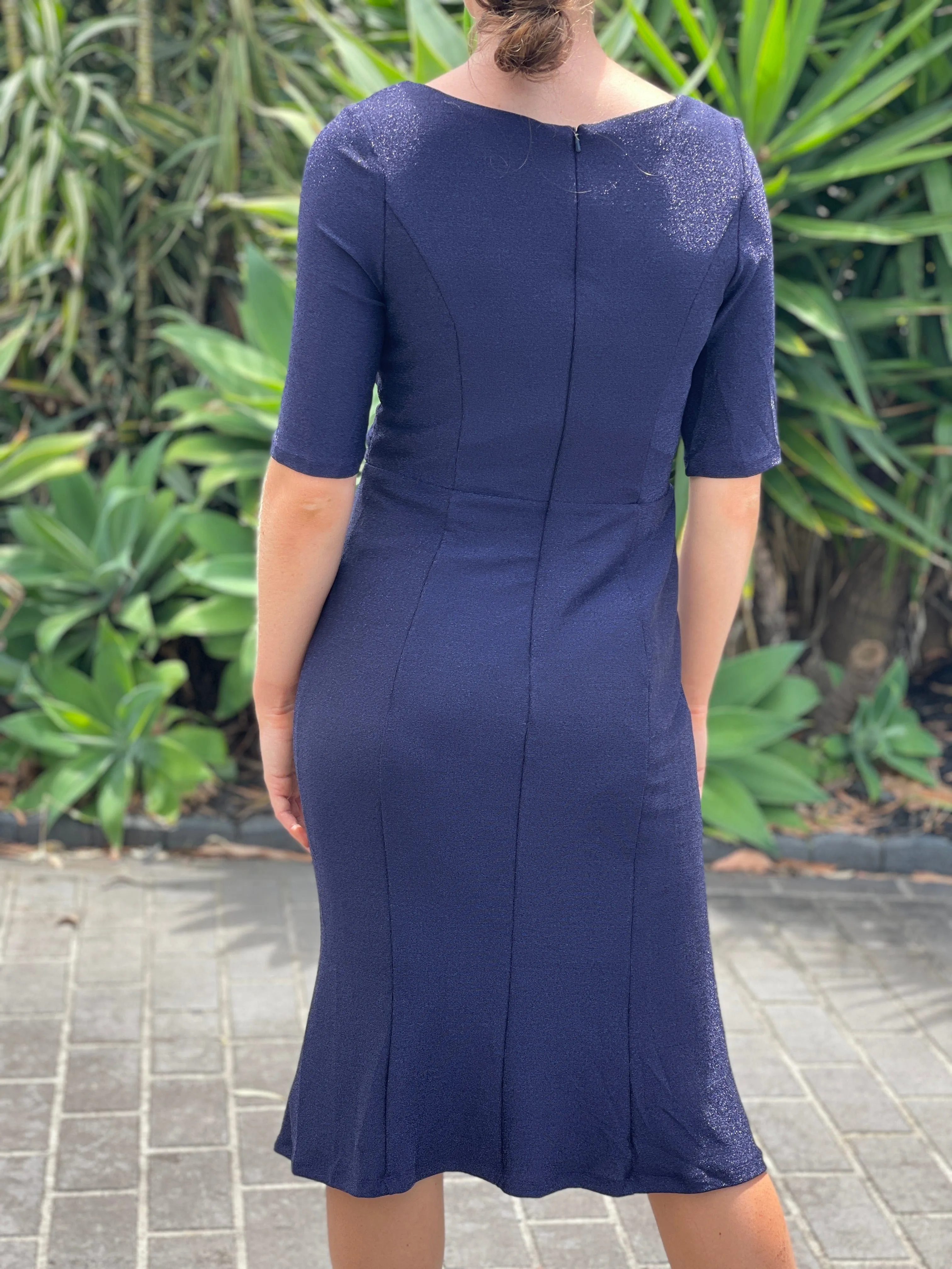 Cubana Navy Event Dress
