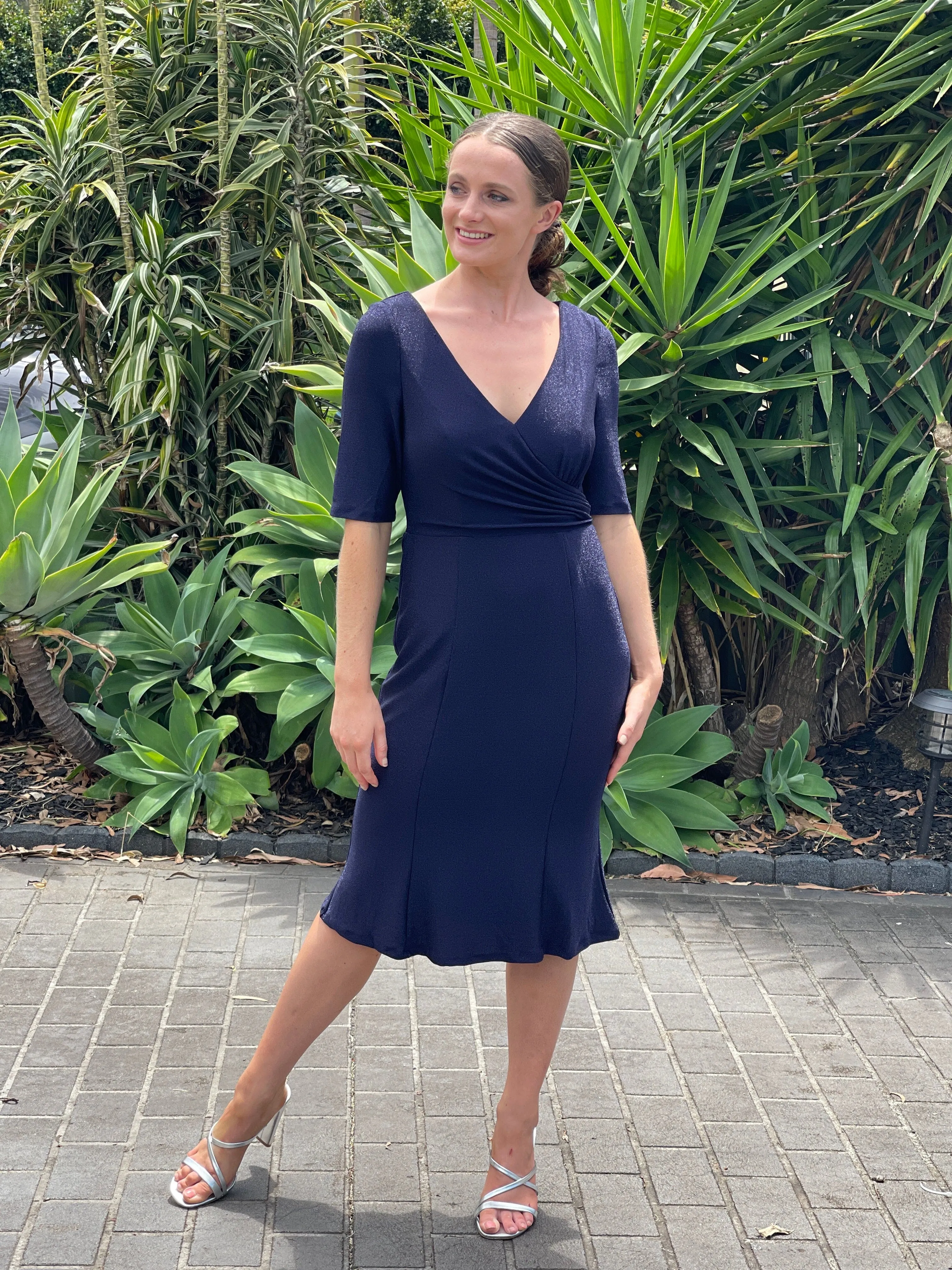 Cubana Navy Event Dress