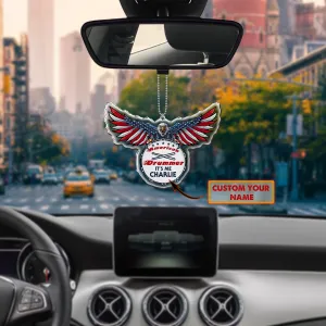 Custom Car Ornament - America Drummer