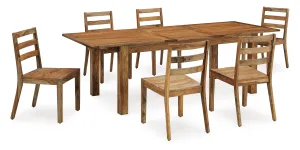 Dahlia Extension Table & 6 Wooden Side Chairs