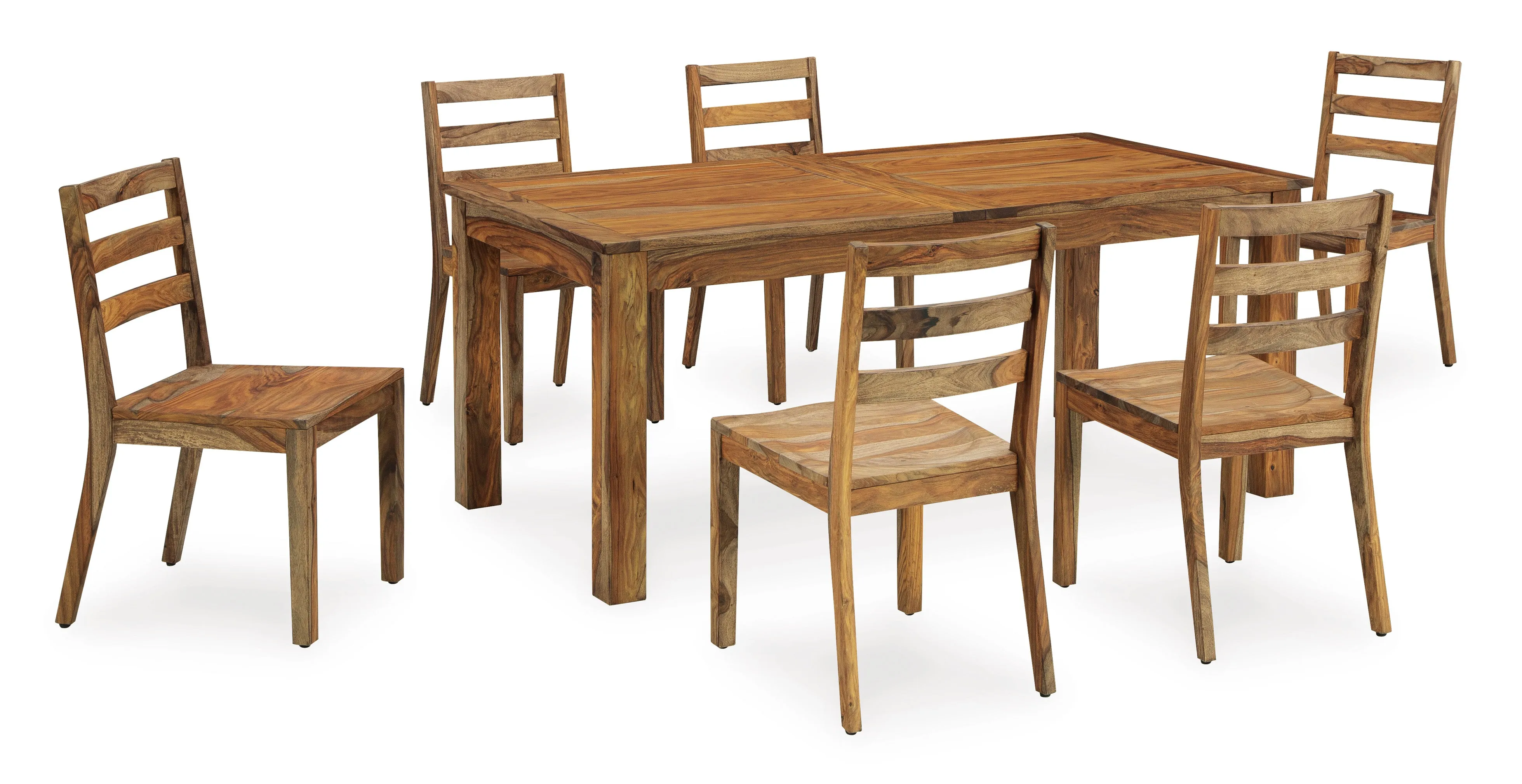 Dahlia Extension Table & 6 Wooden Side Chairs