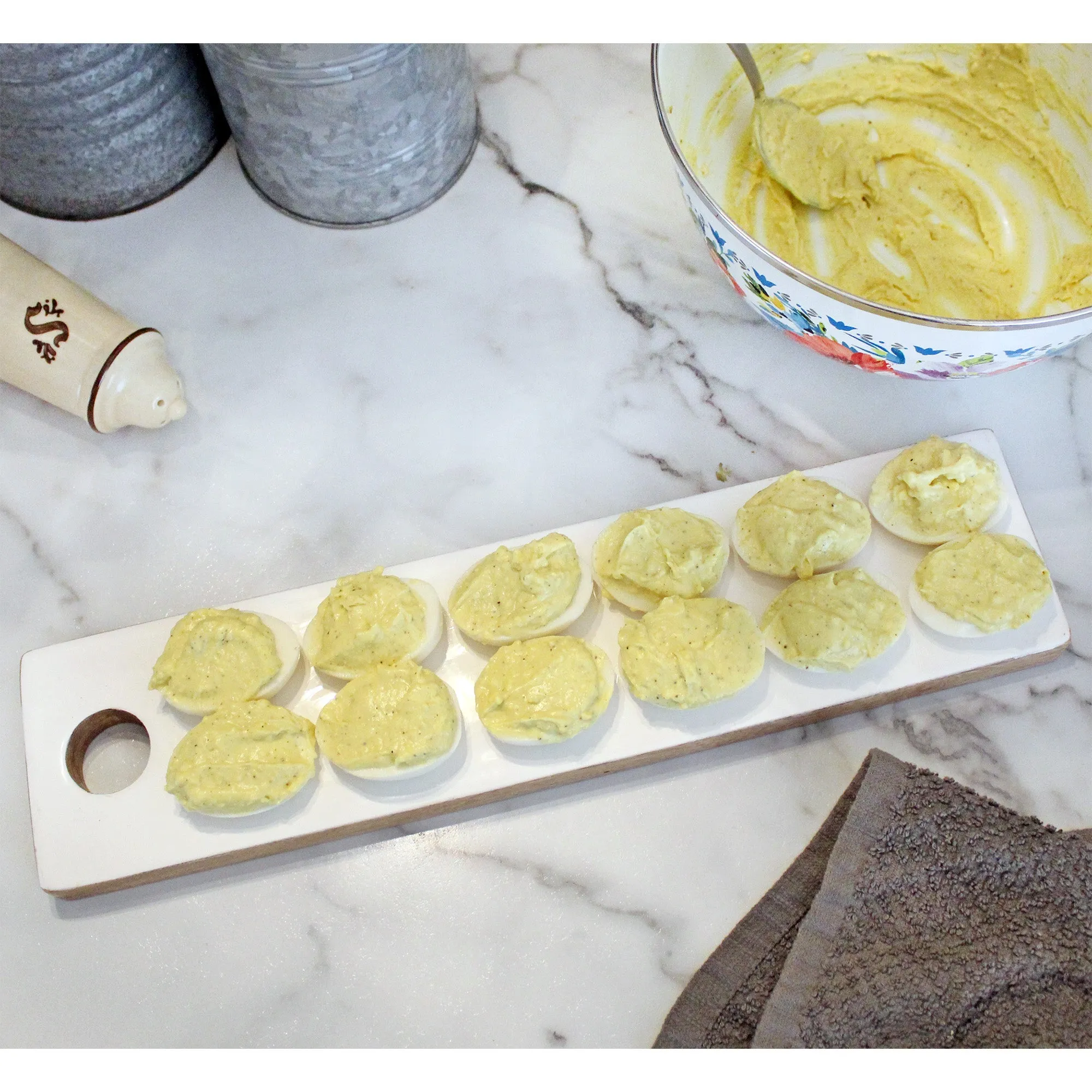 Deviled Egg Charcuterie Board