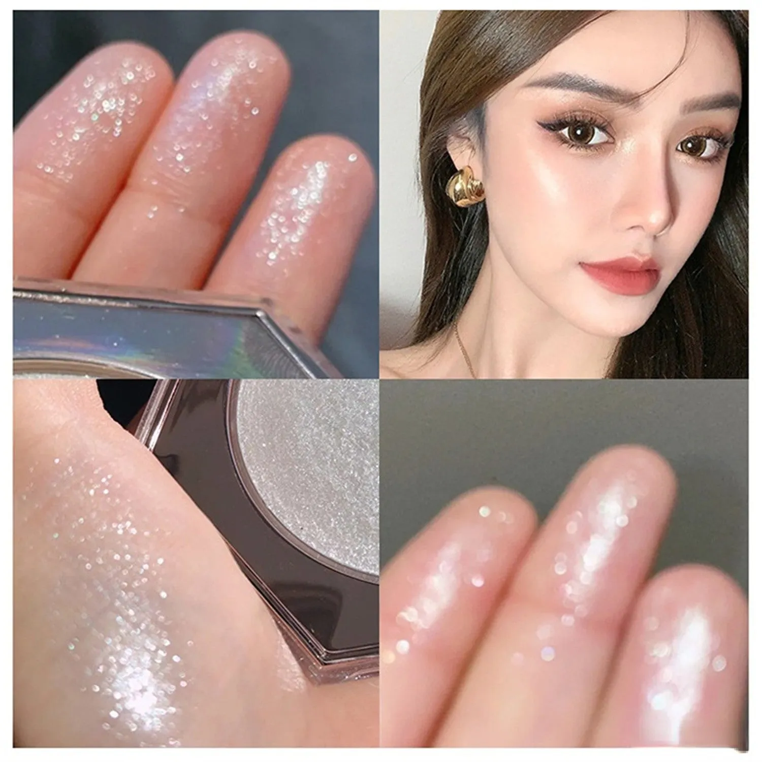 Diamond Highlight powder #01 Pearl White