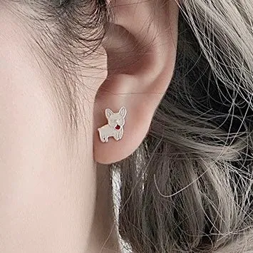 Dog Stud Earrings