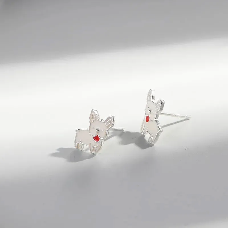 Dog Stud Earrings