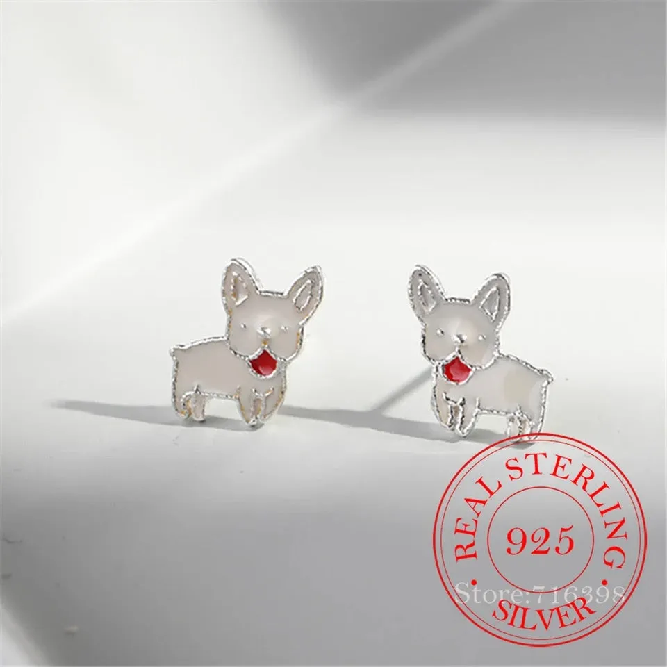 Dog Stud Earrings