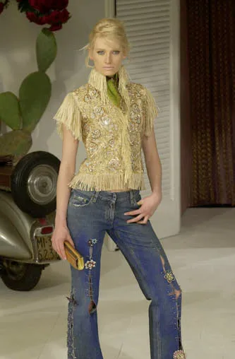 Dolce & Gabbana SS 2001 Safety Pin Jeans