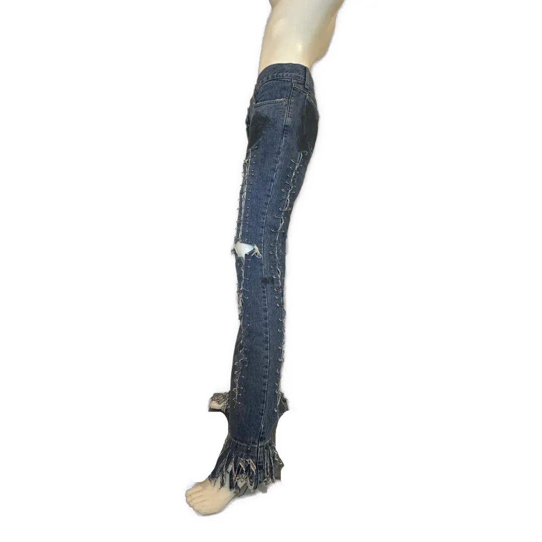 Dolce & Gabbana SS 2001 Safety Pin Jeans