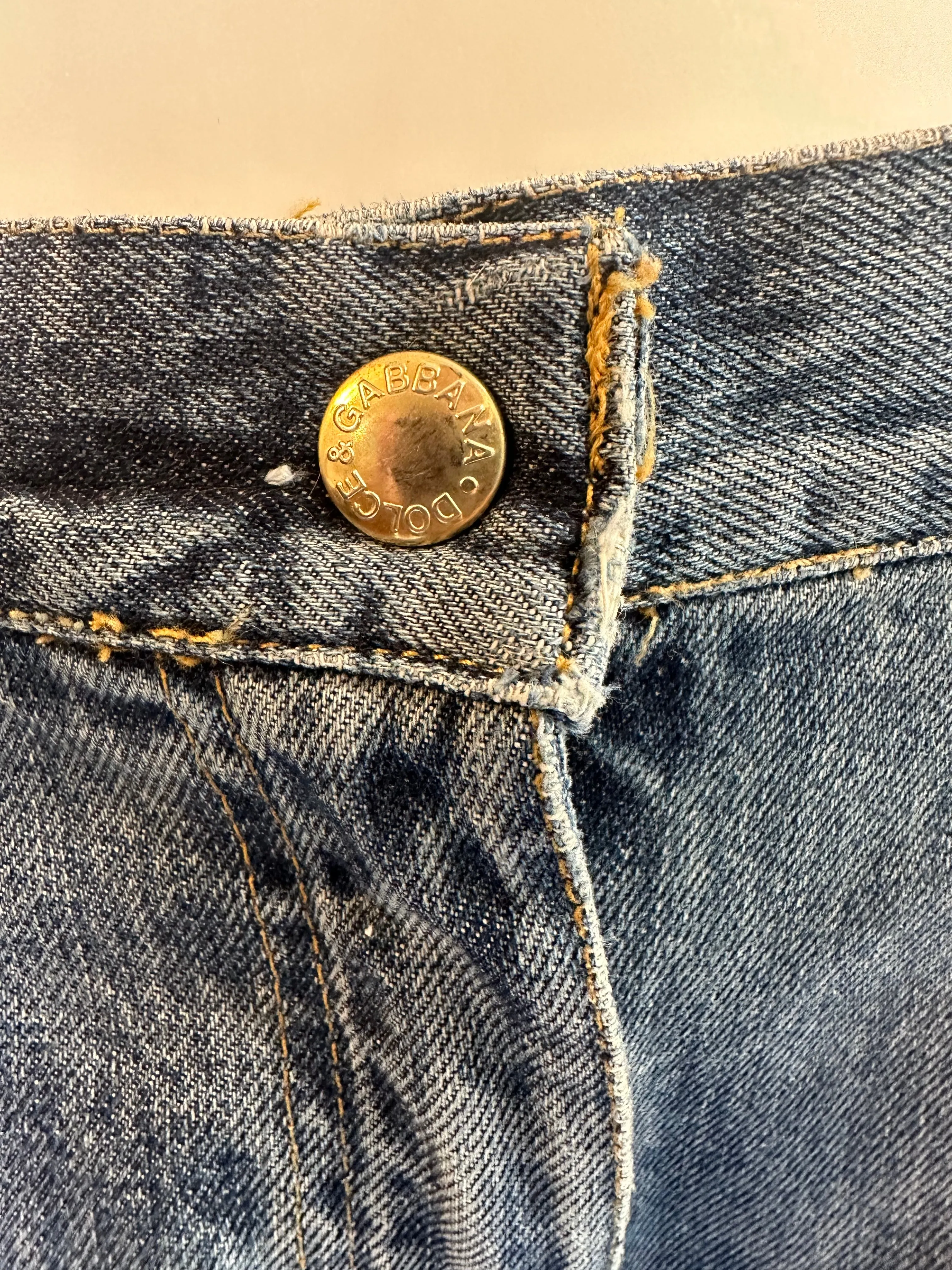 Dolce & Gabbana SS 2001 Safety Pin Jeans