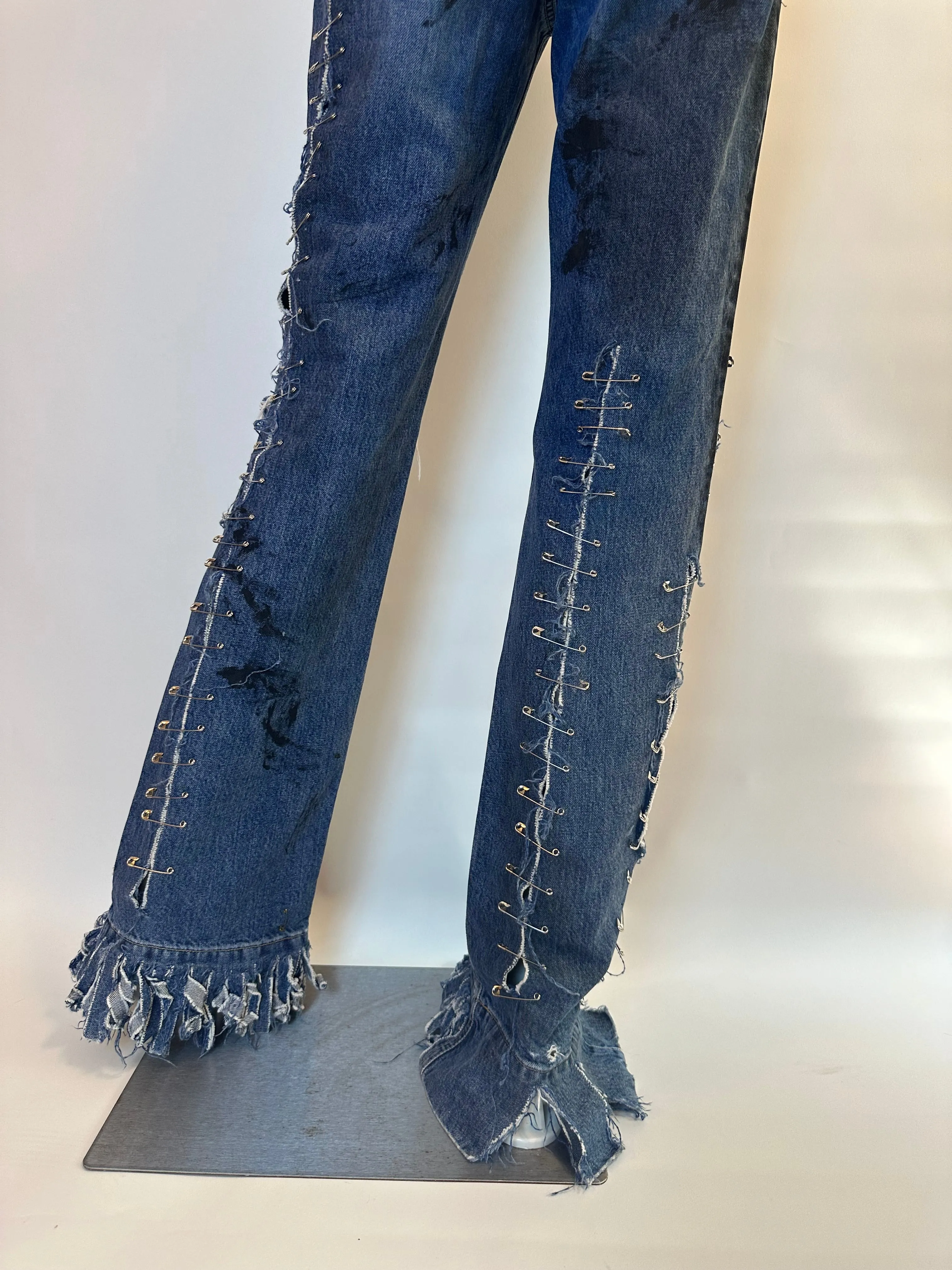 Dolce & Gabbana SS 2001 Safety Pin Jeans
