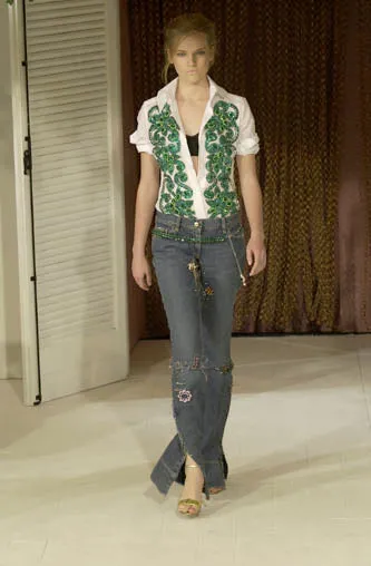 Dolce & Gabbana SS 2001 Safety Pin Jeans