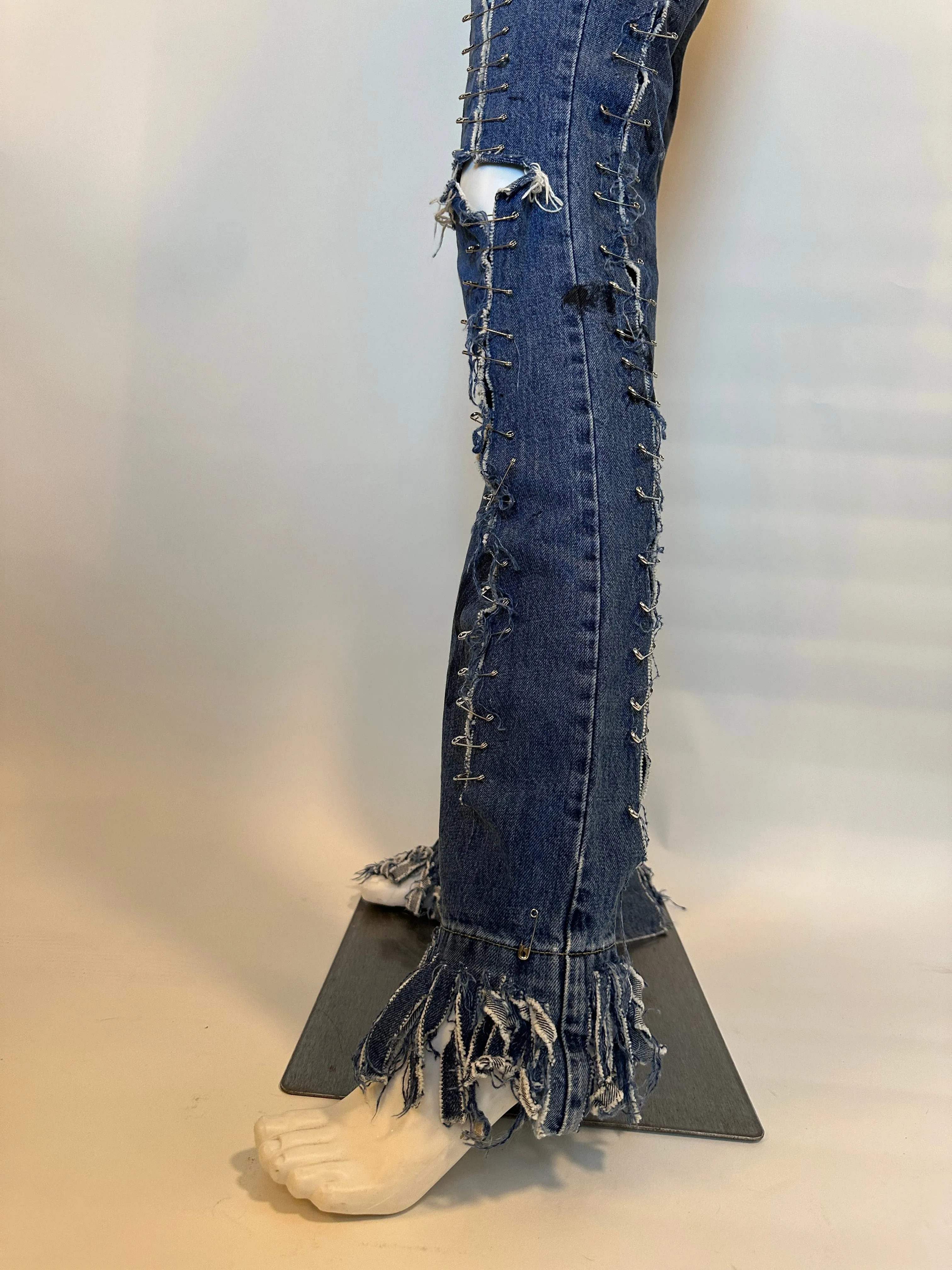 Dolce & Gabbana SS 2001 Safety Pin Jeans