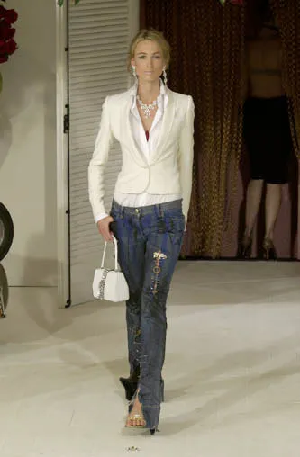 Dolce & Gabbana SS 2001 Safety Pin Jeans