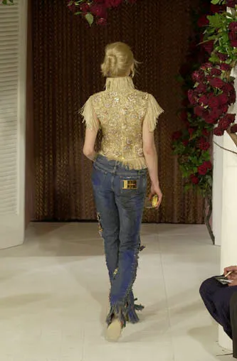 Dolce & Gabbana SS 2001 Safety Pin Jeans