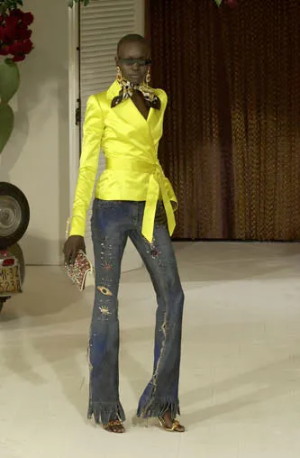 Dolce & Gabbana SS 2001 Safety Pin Jeans