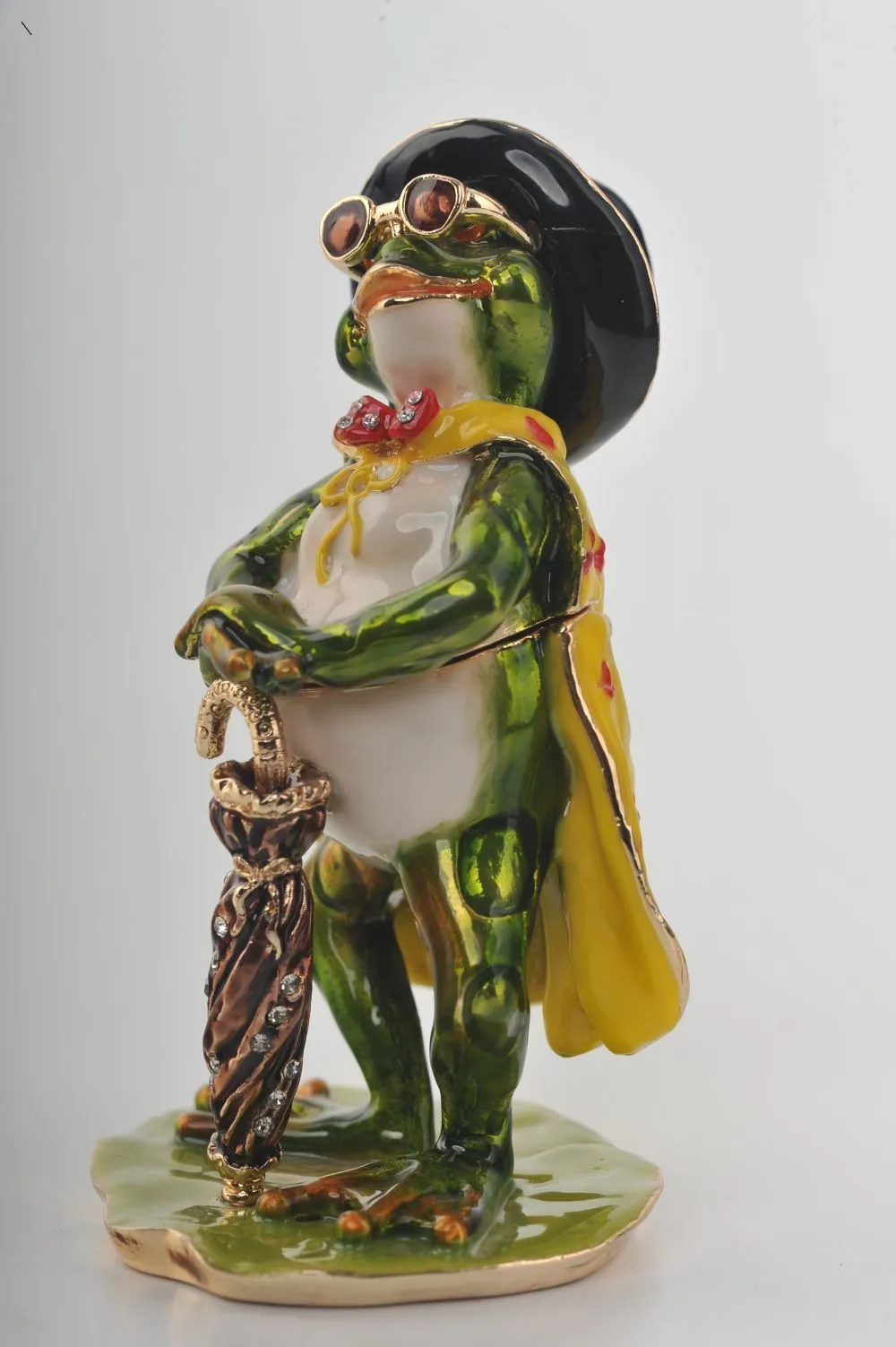 Elegant Frog in Yellow Cape