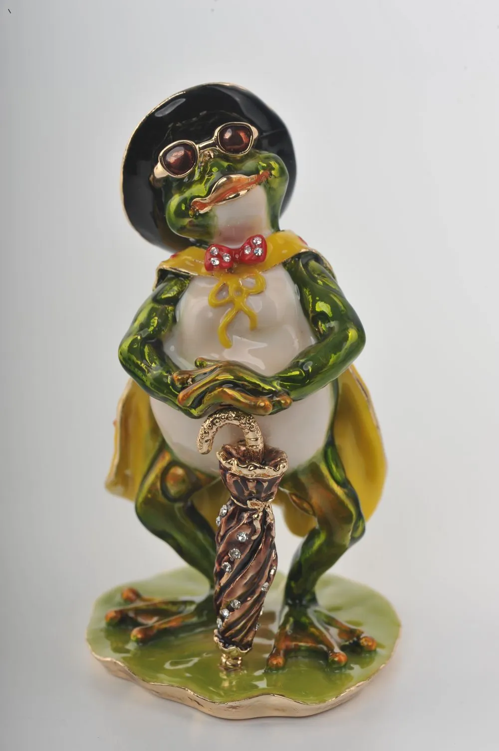 Elegant Frog in Yellow Cape