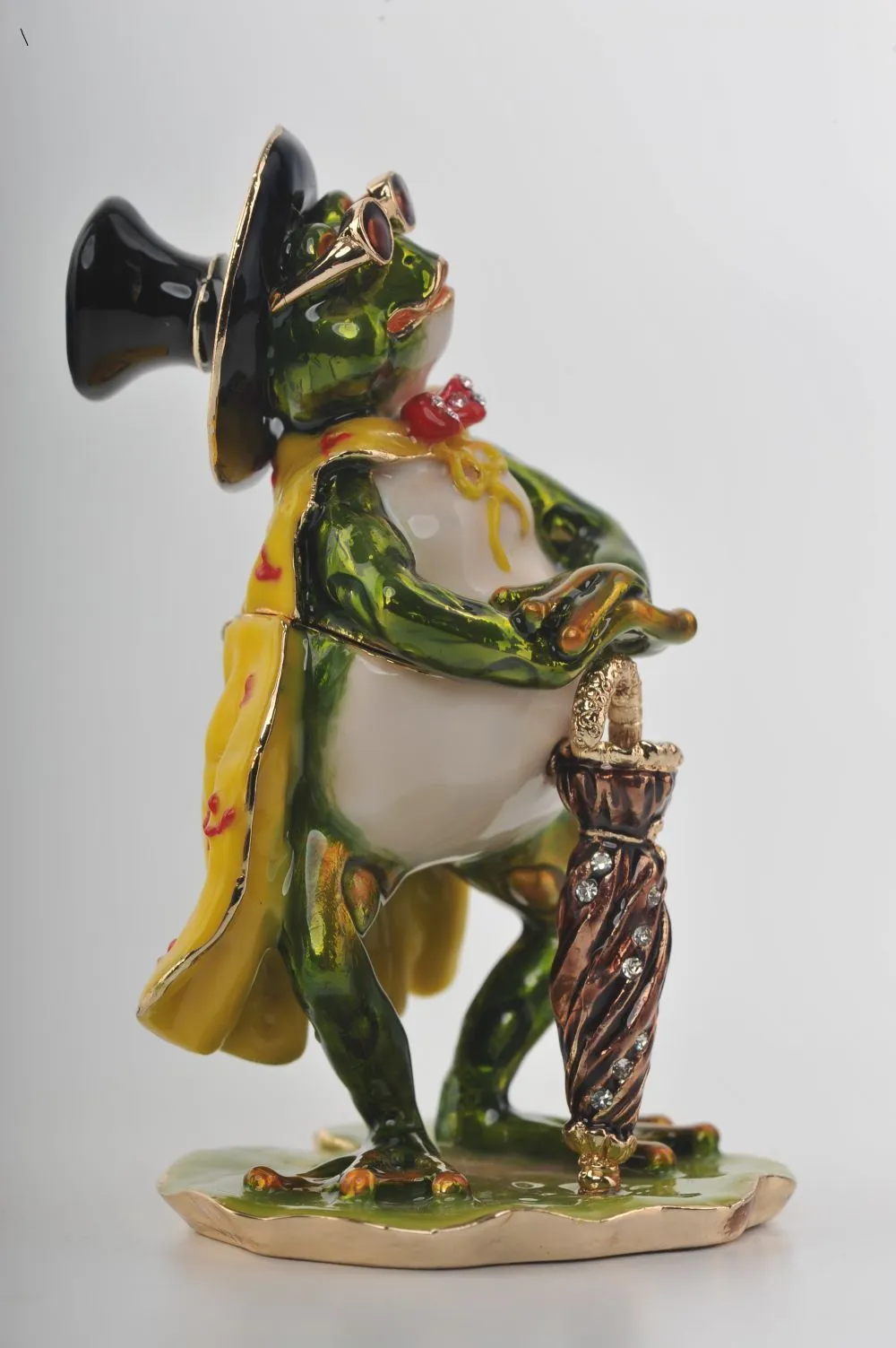 Elegant Frog in Yellow Cape