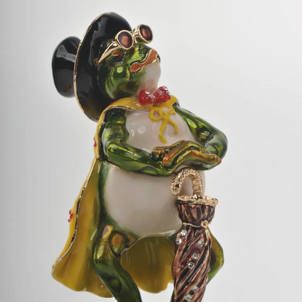 Elegant Frog in Yellow Cape