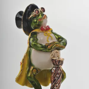 Elegant Frog in Yellow Cape