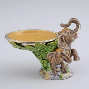 Elephant Holding a Plate