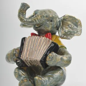 Elephant Playing the Accordion