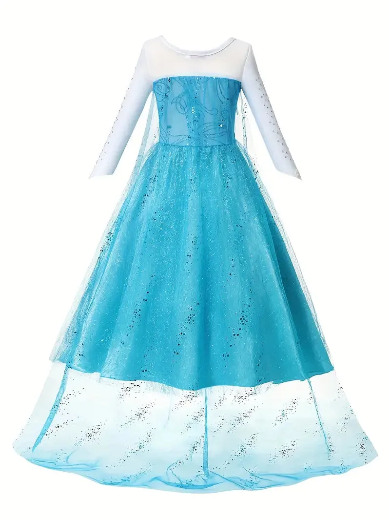 Elsa Princess Dress- Frozen Child Costume