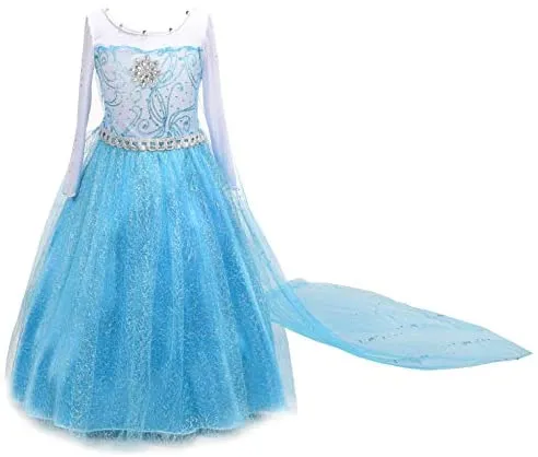 Elsa Princess Dress- Frozen Child Costume
