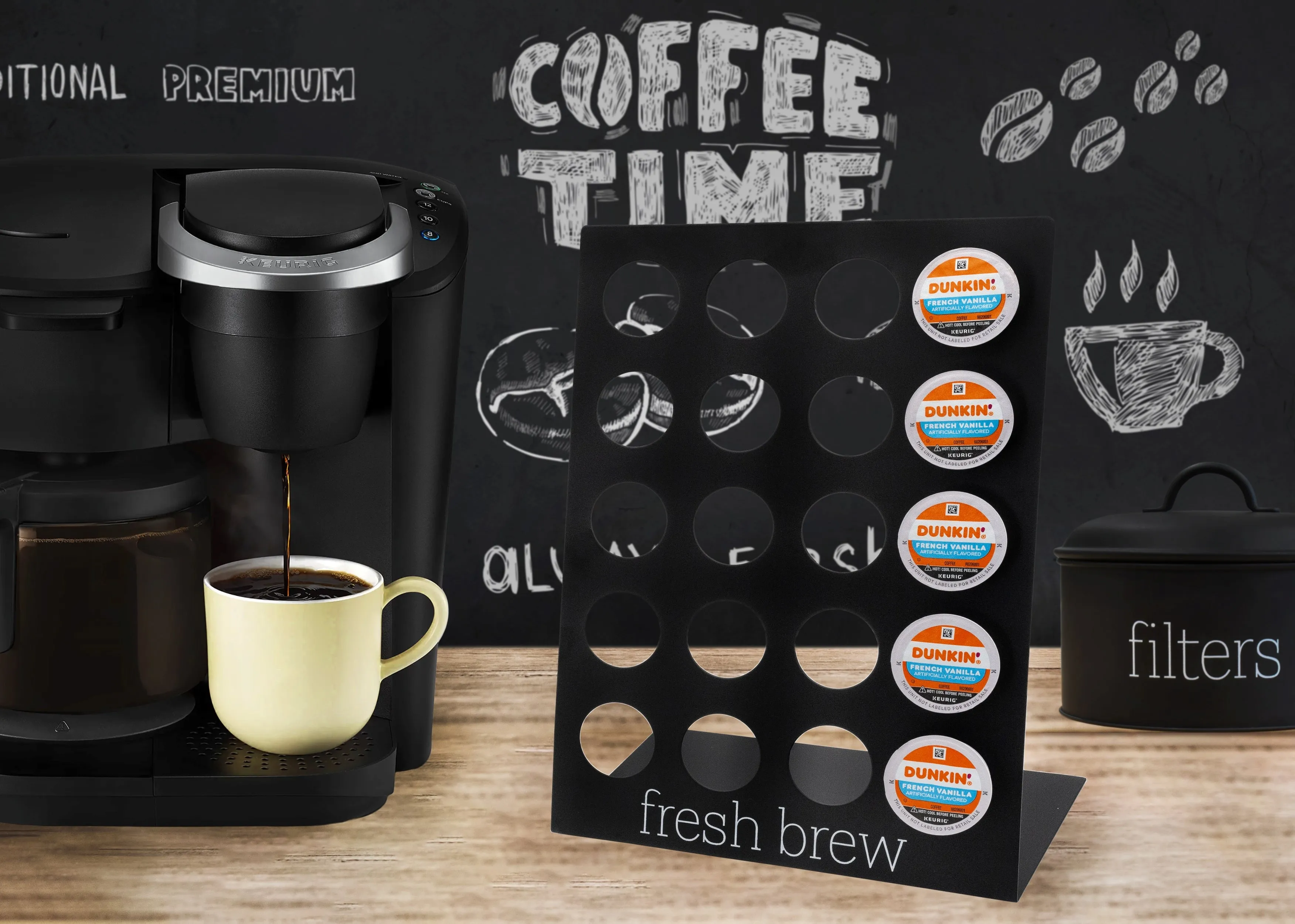 Enamelware Coffee Pod Stand