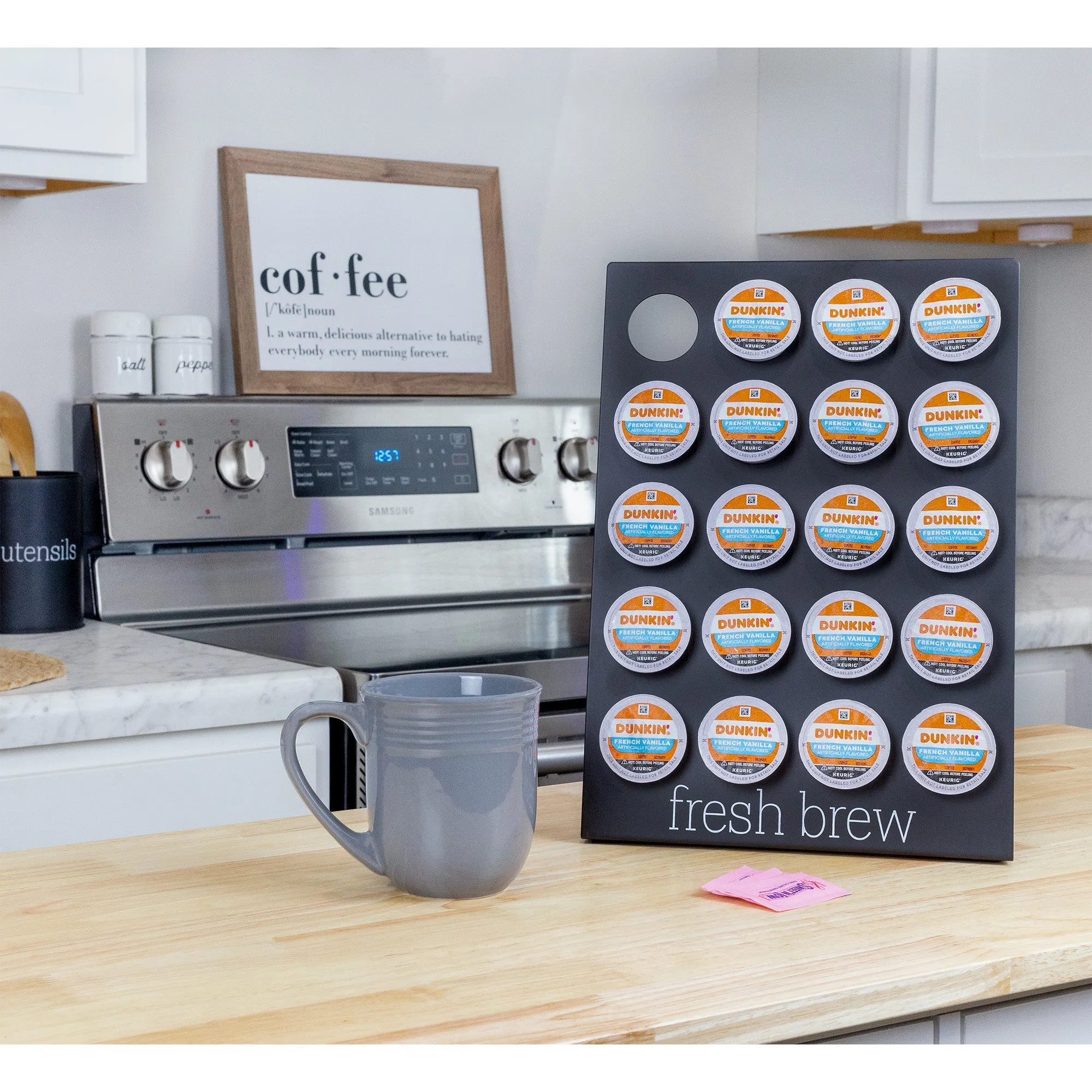 Enamelware Coffee Pod Stand