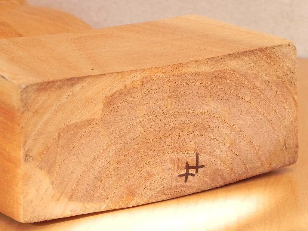 Female Nude Wood Torso Table Sculpture