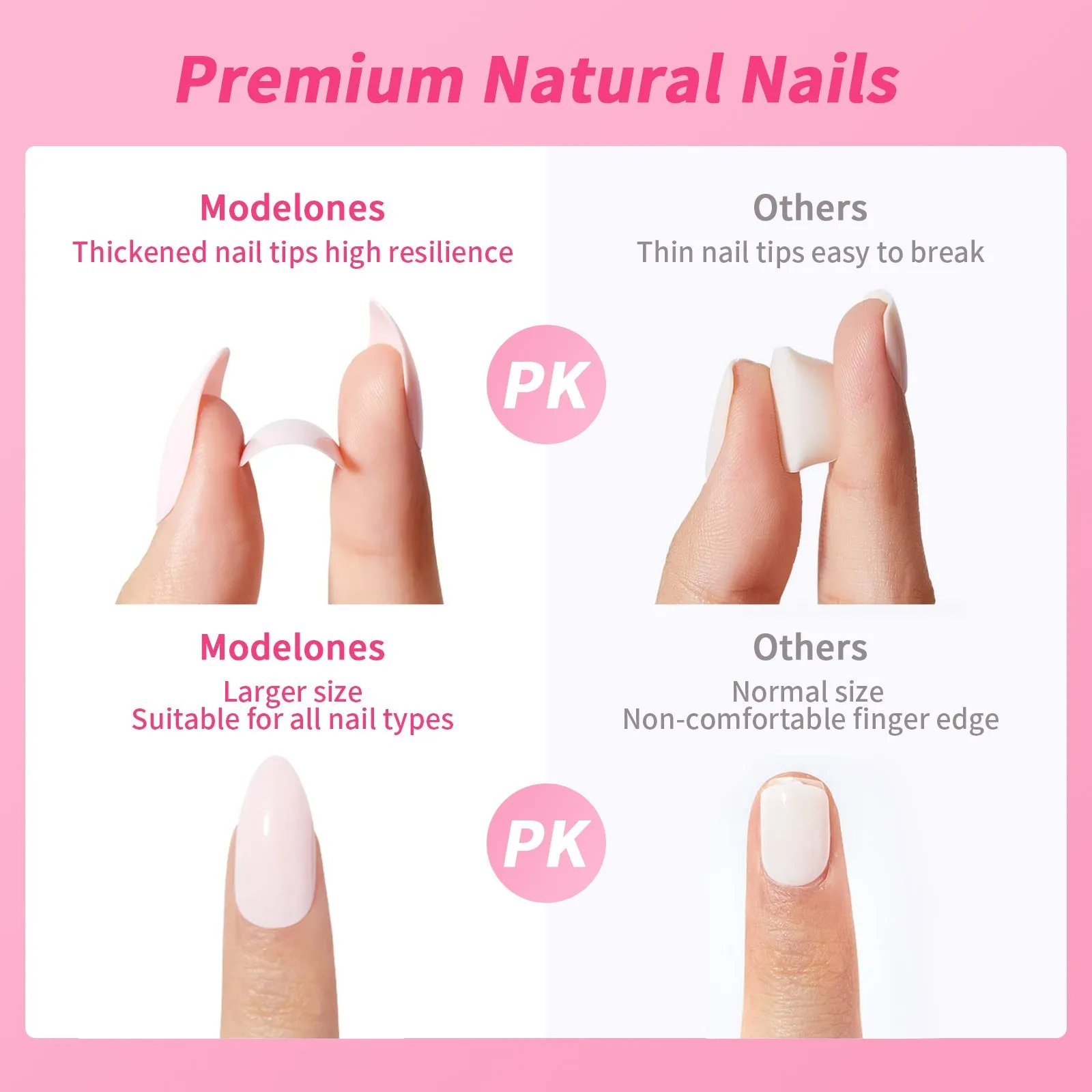 Fofosbeauty 24pcs Press on Nails, Fake Nails, Full Cover Acrylic Nails for Girls Women Kids, Square Valentine's Day Glitter Heart Red