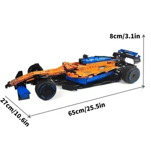 Formula 1 Performance Speed Car Replica: 1642-Piece Building Set