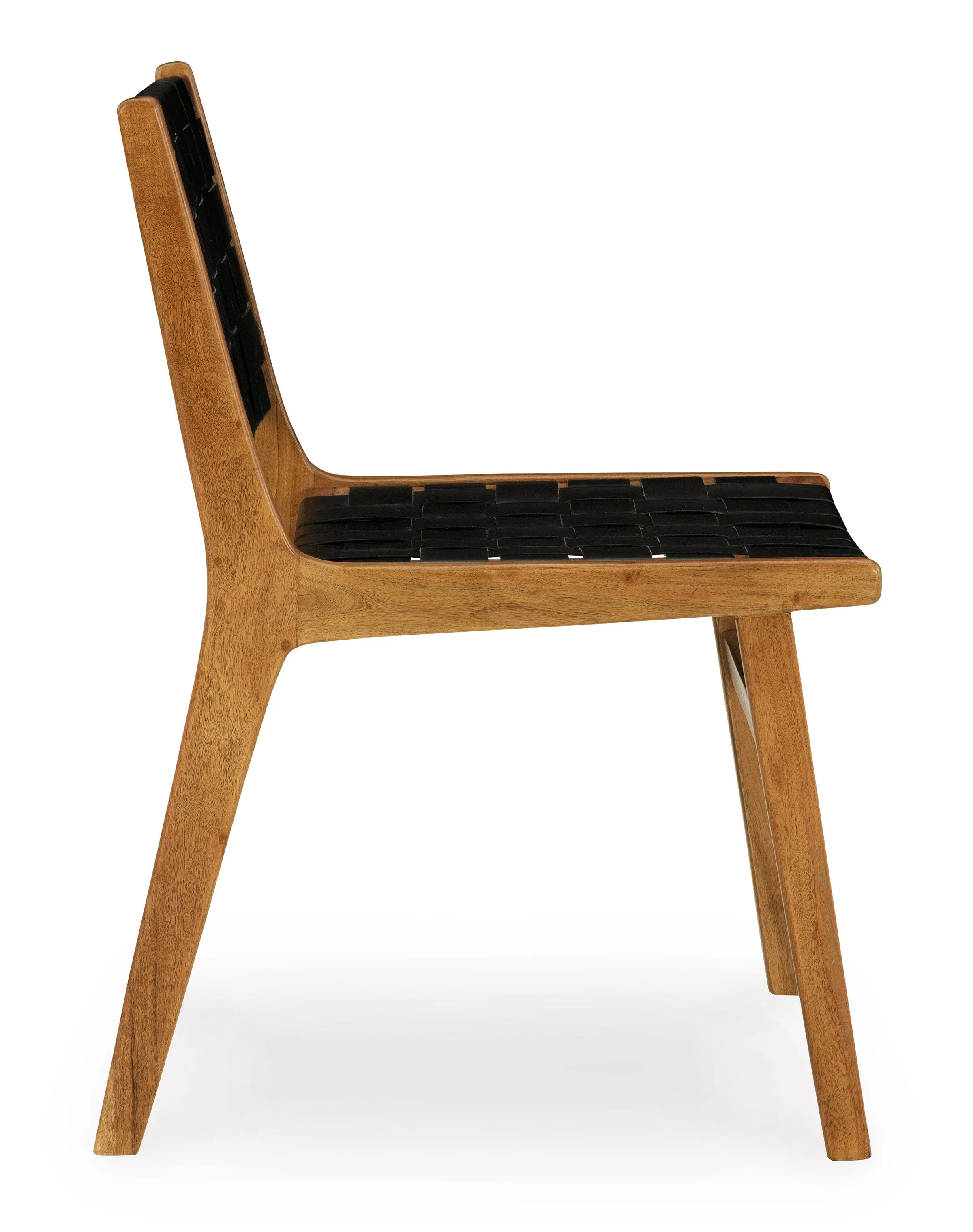 Fortune Leather & Wood Chairs (set of 2)
