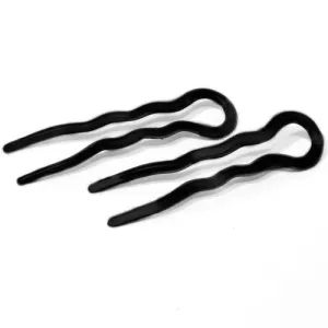 French Large Crink Hair Pins - Pair